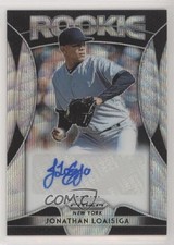 2019 Panini Prizm Rookie Blue Wave 24/60 Jonathan Loaisiga #RA-JL Auto 03xg