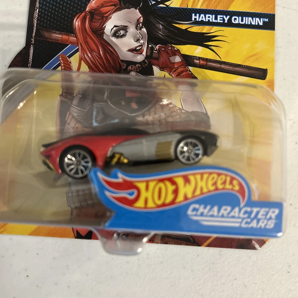 2016 美泰风火轮角色汽车:Harley Quinn 全新带盒 — 第 2/4 张图片