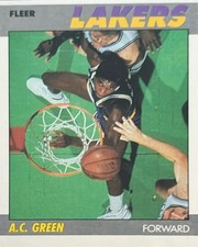 1987 Fleer #42 A.C. Green