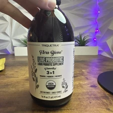 Triquetra Flora Biome Liquid Live Pre+Pro+Post biotic Synbiotic Supplement 16oz