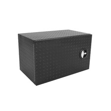 301818 Underbody Truck Pickup Tool Box W Barn Door Storage Organizer Black