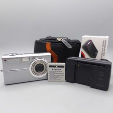 Pentax Optio T20 7.1MP Compact Touchscreen Digital Camera Silver Tested