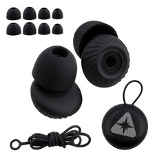 Concert Ear Plugs - High Fidelity for 1 pair Pack of 1 , Black