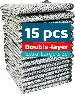Extra-Lar Size Multipose Wire Dishwashing Rag,Non Scratch Wire