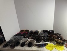 Lot Of 24 Vtge Modern Sunglasses Mixed Styles Brands Unisex Fashion Eyewear