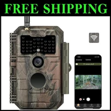 Innovative No Glow Night Vision Camera with WiFi - Hunt & Secure Your Property
