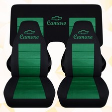 Fits 1970 To 2002 Chevy Camaro Front And Rear Seat Covers With Design