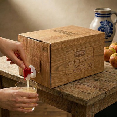 Kuhns Apfelsaft Naturtrüb Fruchtig Süß Bag in Box 5,0l