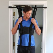 Sit and Decompress Back Stretcher 3 Minutes A Day Lumbar Traction Spinal Deco...