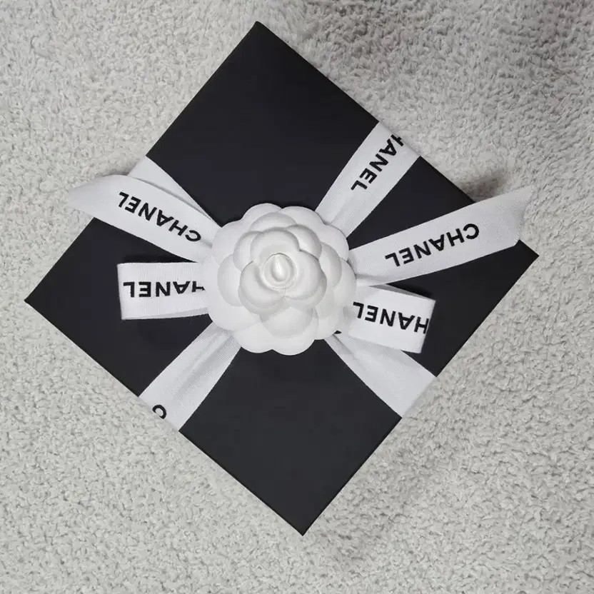 Chanel Accessories Box (17x17x4) with Ribbon & Brooch thumbnail 6