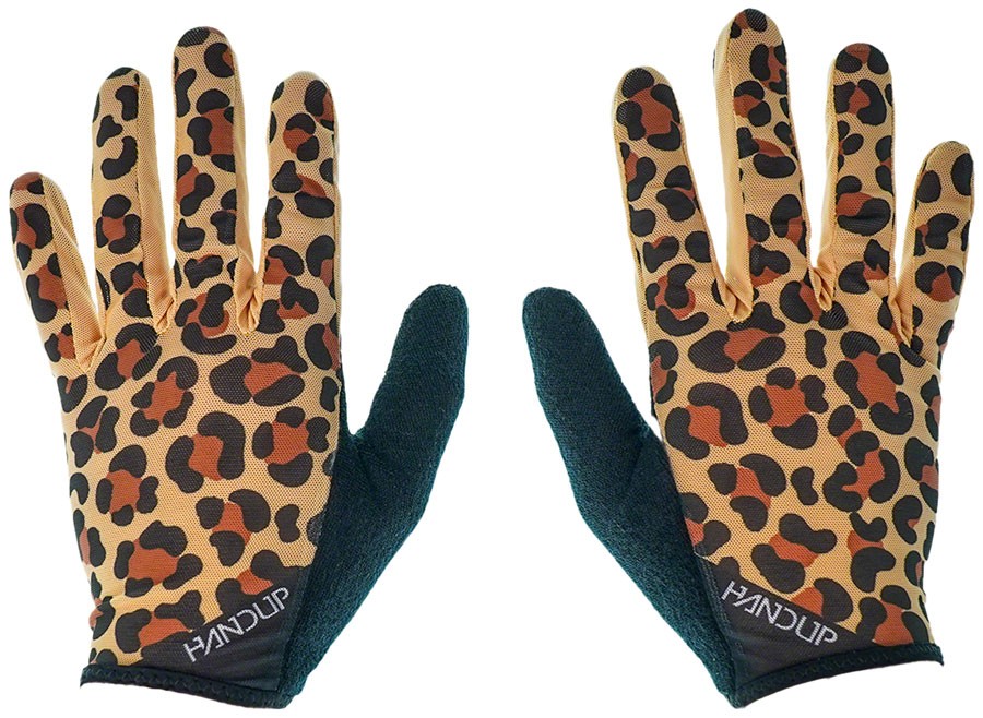 Handup Vented Gloves - Chill Cheetah Full Finger Unisex Large Multi-Color