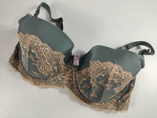 NEW Boux Avenue Green Mix Myah Full Support Balconette Bra UK 38FF Padded