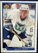 1993-94 UPPER DECK #368 BRIAN PROPP (HARTFORD WHALERS) HOCKEY CARD