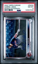 2022 TOPPS CHROME ROOKIE AUTOGRAPHS #RAGA GABRIEL ARIAS ROOKIE AUTOGRAPH