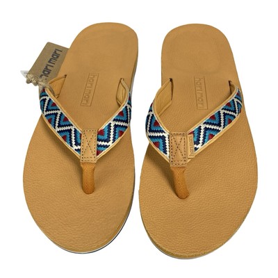 Hari Mari Fields Camino Leather Flip Flops Sandals Size 13  display picture 1