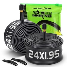 2 Pack 24x1.95 Bicycle Tube Fit 1.75/1.95/2.125, 35mm AV