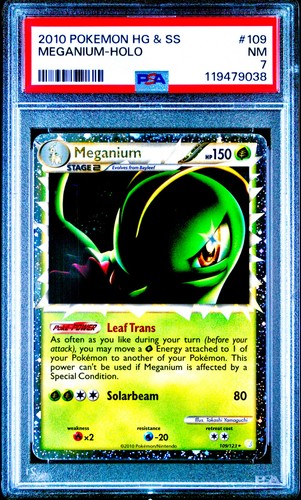 Meganium graded PSA 7 for sale on eBay