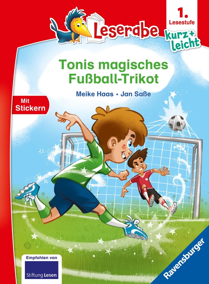Ravensburger Buch Leserabe 1. Lesestufe Kurz leicht Tonis Fußball Trikot 46421