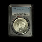 1922-P $1 Peace Silver Dollar MS64 PCGS - Free Shipping USA