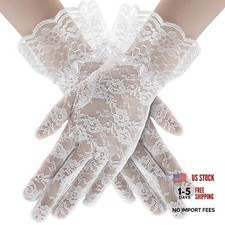 Lace Gloves for Wedding Tea Party, Evening Gloves for Women