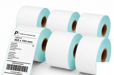 Thermo Versand Etiketten 102x150mm 500 St Label Selbstklebende DHL DPD UPS ZEBRA