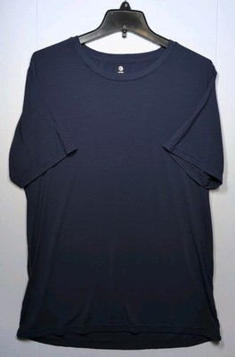 Lapasa Mens Organic Cotton Performance T-shirt Navy Blue Size L Comfortable 