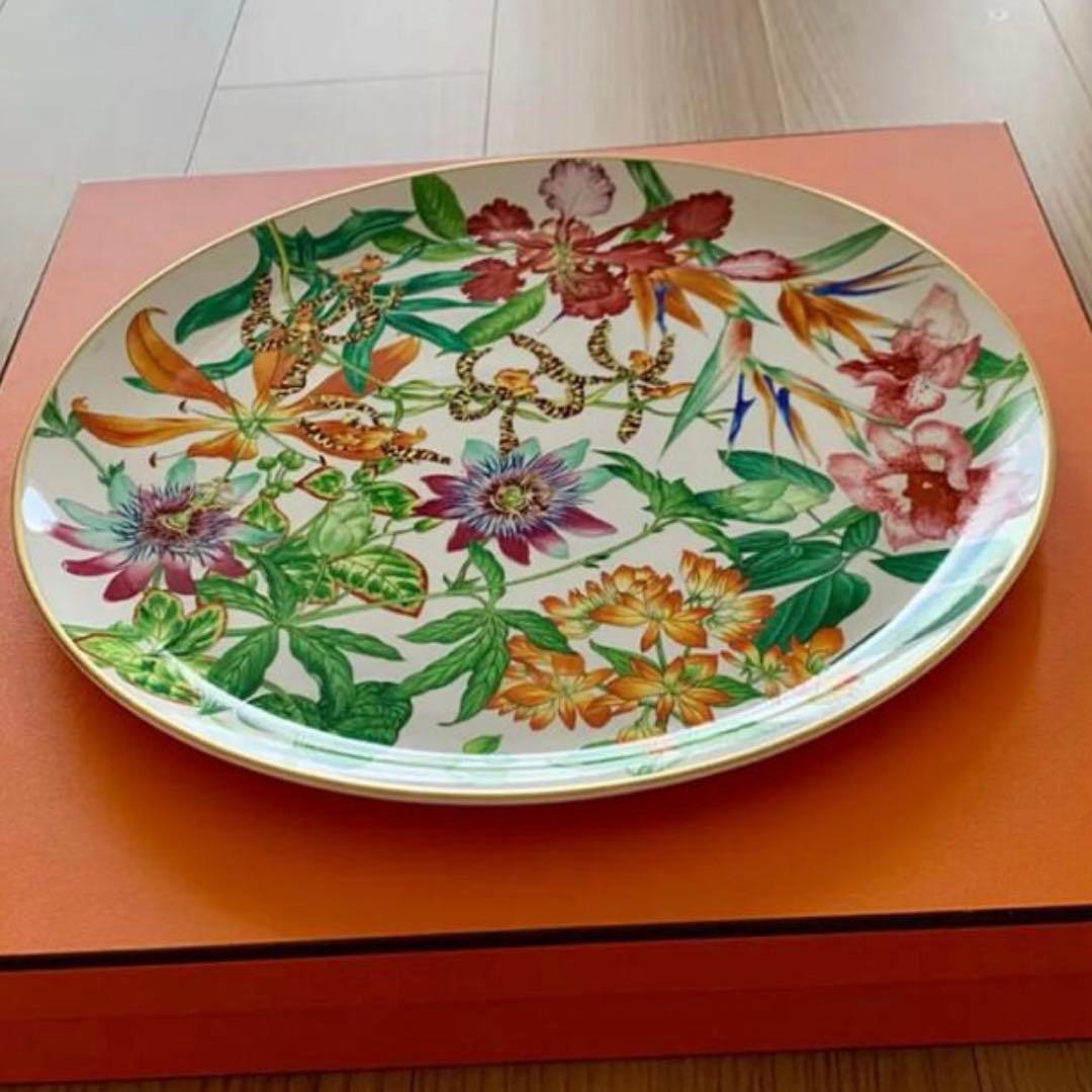エルメス HERMES パシフォリア タルトプラッター 32cmプレート タルト