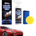 Car Headlight Restoration Spray Lens Cleaner Polishing Kit Clear Repair NEW