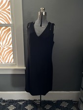 Lynn Ritchie Silver- Black Body Con Dress. Size XL New with Tags 