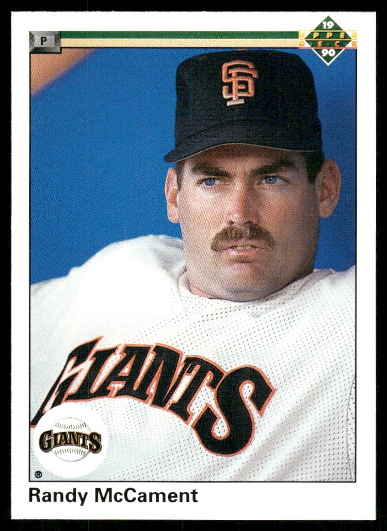 1990 Randy McCament #657 Upper Deck San Francisco Giants Baseball