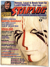 STARLOG Magazine (Feb 1986) Daryl Hannah Rutger Hauer HITCHER Vintage Sci-Fi VG+