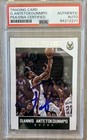 2015-16 NBA HOOPS # 71 GIANNIS ANTETOKOUNMPO SIGNED CARD PSA DNA SLABBED