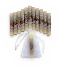 12 Pc Set Holy Trinity Mini Cirio Paschal Can...