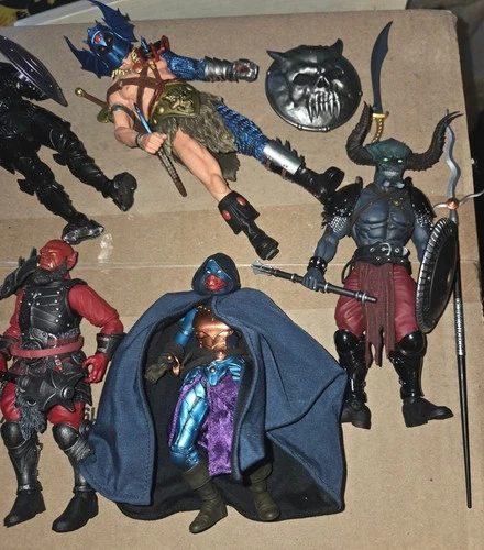 mythic legions action figures Lot d&d skeleton demons gladiator vampire plus mo image 3