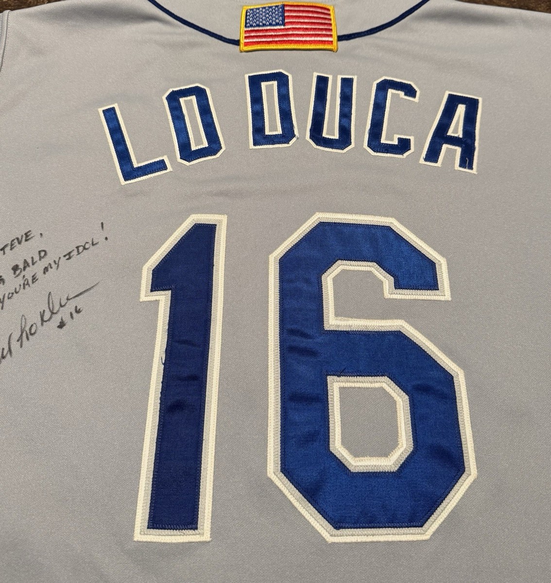Authentic Rawlings MLB Los Angeles Dodgers Paul Lo Duca Game
