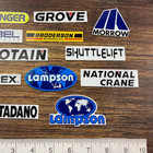StickerS Palfinger Gorbel Potain Grove Terex Tadano Morrow Lampson Broderson — photo 5