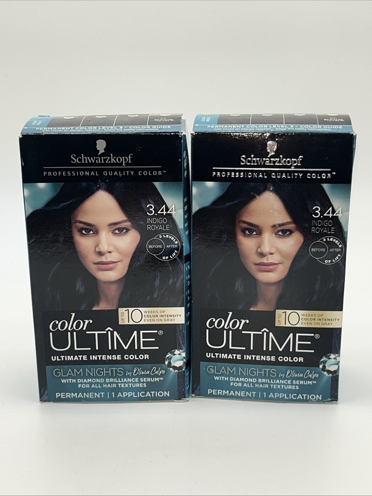 Ultime Hair Color, 3.44 Indigo Royale, 1 Application
