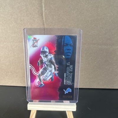 Topps Certified Signature Pink Jahmyr Gibbs /250 Lions #20