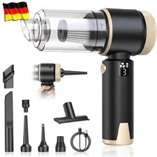 Akku Handstaubsauger 22000Pa Kabellos 6000mAh Auto Heim Teppich 4-in-1 mit LED