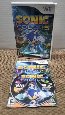 Sonic Colors (Nintendo Wii, 2006) CIB Complete w/ Manual Tested Working