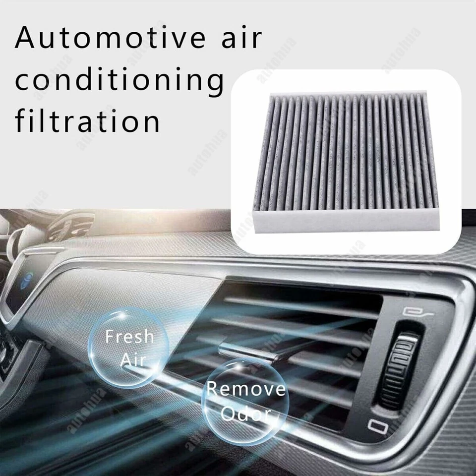 Cabin Air Filter For Toyota Land Cruiser w/Activated Carbon Replacement Filters - Image 3 of 4