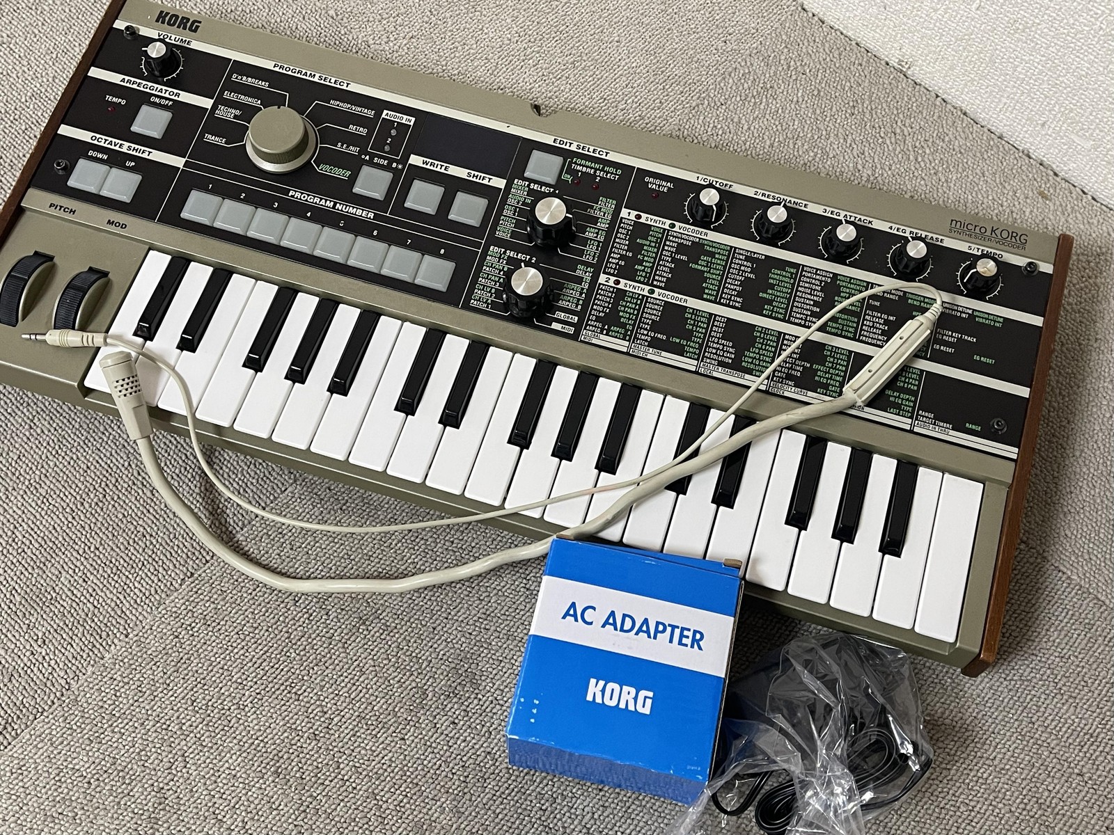 Korg microKORG vintage synth equipment - eBay listing photo 1