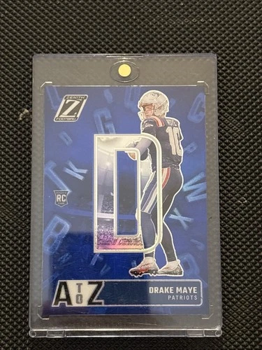 2024 Panini Zenith - A to Z Drake Maye #4 Blue /25 (RC)