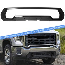Black Front Bumper Trim Fascia Skid Plate For Gmc Sierra 25003500 Hd 2020-2023