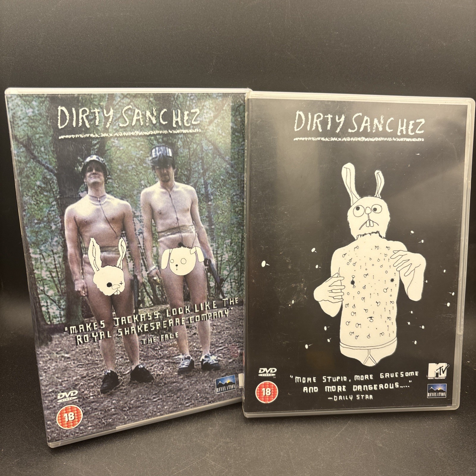 Dirty Sanchez  Front & Back End DVD x2 2008 Cert 18 Physical Media to Own & Keep