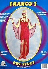 Hot Stuff Red Devil Girl Demon Satan Fancy Dress Up Halloween Adult Costume