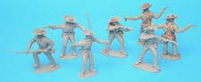 TIMPO ACW Confederate Toy Soldiers - solid plastic - 1/32 54mm