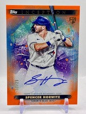 2024 Topps Inception Spencer Horwitz Auto Orange /25 Blue Jays #BRES-SH Pirates
