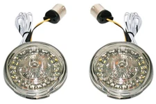 Custom Dynamics Pro Beam Amber/White Dynamic Ringz Turn Signals (PB-AW-ECE-1156)