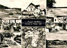 Dersau Appels Inn Motorboat Hall Beach Restaurant Coffee Garden Panorama